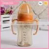 High Heat Resistance Baby Infant Feeding Bottle Plastic PPSU Bottle With Handle thumbnail-2