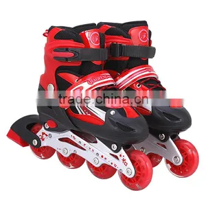 Kids Adjustable Inline Skates Junior Boys Girls Roller Inline Skates thumbnail-2