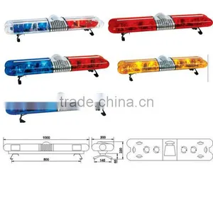 12V Rotating Warning Light, Halogen Revolving Warning Roof Light Bar of Police/ambulance/fire Vehicle TBD6100 thumbnail-3