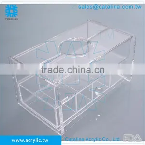 Creative Acrylic Cosmetics Organizer With 1 Drawer thumbnail-4