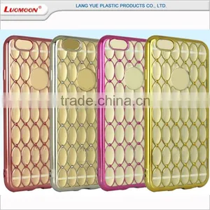 Top Quality Transparent Eletroplating Pearl Pattern Back Cover for Iphone 5 5s 4 thumbnail-1