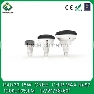 Hot CE ROHS 15W 97Ra 12 24 38 60 Degree PAR 30 LED thumbnail-1