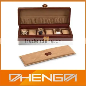 High Quality Factory Customized Made Empty Brown Elegant Leather Watch Box (ZDS-JS1411) thumbnail-5
