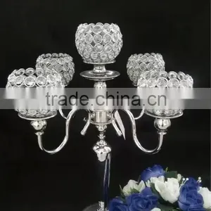 HOT SALE Candl Holder 5 Arms Crystal Candelabra ,table Candelabra thumbnail-1