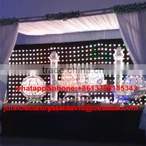 New Arrival Pendant Crystal Flower Stand for Wedding thumbnail-2
