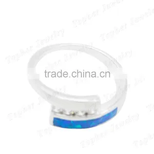 Manufacturer Wholesale Latest Designs Simple Design Ring With cz thumbnail-3