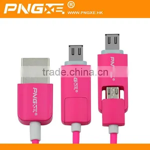 Top Selling Fashion 2 in 1 Charger Phone Cable Fast Transfer Usb Data Cable With Led thumbnail-1