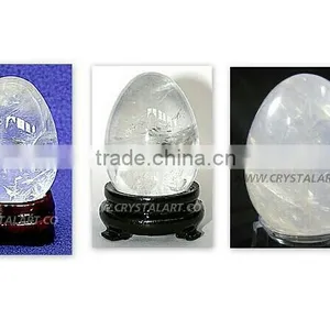 Crystal Quartz Eggs thumbnail-1