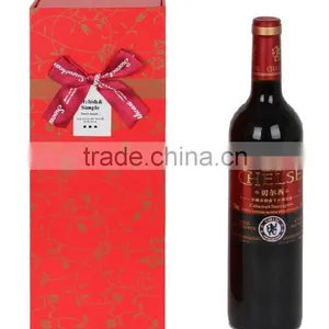 Single Paper Cardboard Wine Gift Box for Hot Sale thumbnail-1