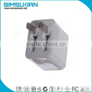 China Manufacture 5v 2a Micro Foldable Usb Wall Charger thumbnail-1