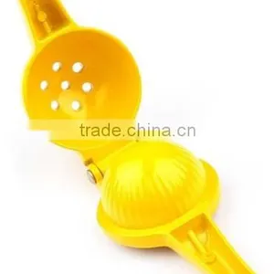 LEMON SQUEEZER MACHINE -Pressed Juice Machine-Yellow-Aluminum-Hand Helded thumbnail-1