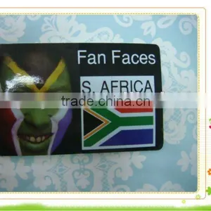HOT Sports FANS Face Paint Card 2016 Olympic Games thumbnail-1