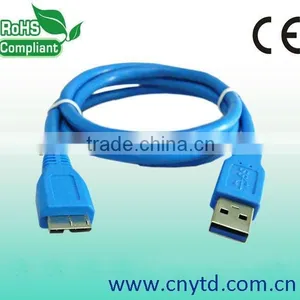 Blue and White Black Micro Usb 3.0 Cable thumbnail-1