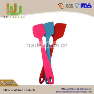 Chinese Supplier Hot Sale Personalized Silicon Spatula ,BPA Free Silicone Spatula Set,custom Cooking Cake Bbq Spatula thumbnail-1