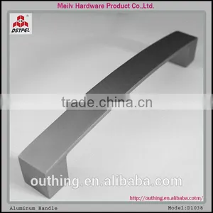 High Quality Creative Shinny Black Cabinet Aluminum Handle V thumbnail-1