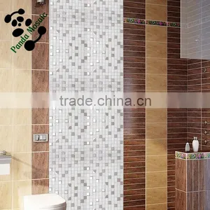 SMS15 Structural Building Materials Mosaic Tactile Tile Goldline Glass Mosaic thumbnail-2