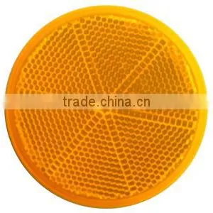 Highway Safety Round hi Vis Reflector,guardrail Reflectors,highway Guardrail Delineator thumbnail-1