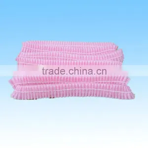 Disposable Non Woven Hair Cap Bouffant Stretch Dust Cap thumbnail-1