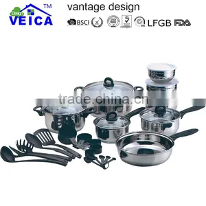 30pcs Stainless Steel Induction Cookware Set thumbnail-1