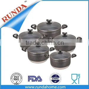 Hot Casserole Cookware Sets With Marble Coating thumbnail-1