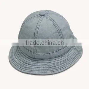 Fashion Sun Shade Fisherman Cap Hat Spring New Brand Denim Summer Bucket Hat Unisex Autumn Winter Washed Denim Bucket Hats thumbnail-3