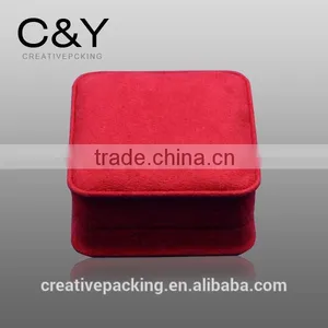 High End Red Bracelet Design Leather Jewelry Gift Box for Wholesale thumbnail-1