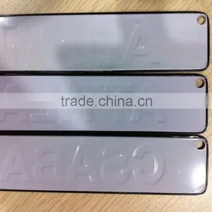 3D Cheap Custom Hot Slae Rolled Edge Embossed Metal Tin Plate Sign thumbnail-2