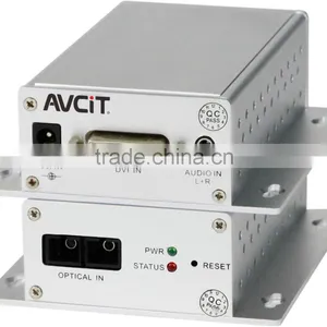 DVI Extender Over Optic Fiber Signal Extender thumbnail-1