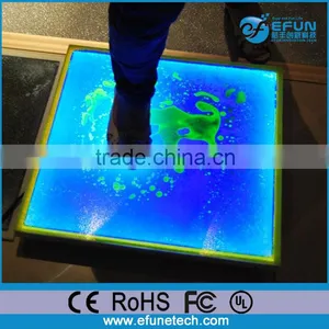 Party/nightclub Pvc Decorative Liquid Flooring,rechargeable Liquid Disco Led Dance Floor thumbnail-1