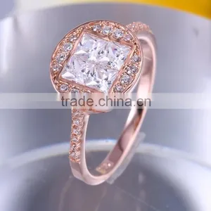 CZ Jewellery Cubic Zirconia Engagement Wedding Ring Design for Women Latest Fashion Silver Jewelry thumbnail-4