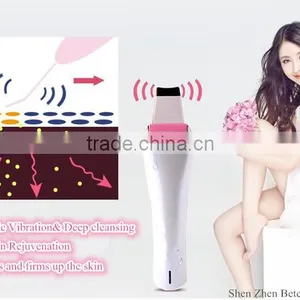 High Quality Rechargeable Ultrasonic Skin Scrubber thumbnail-6