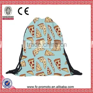 Mix City Purple Ice Cream 3d Print Women's Drawstring Bag Mochila Escolar Sac A Dos Simple Travel Backpacks for Teenage Girls thumbnail-2