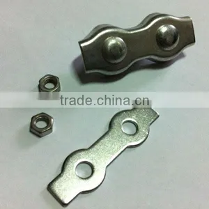 3/8" Two Bolt Polyrope Clamp for Electric Fence thumbnail-3