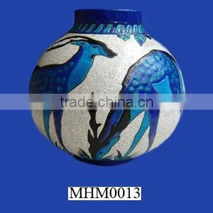 Natural Deer Design Pocerlain Vase thumbnail-1