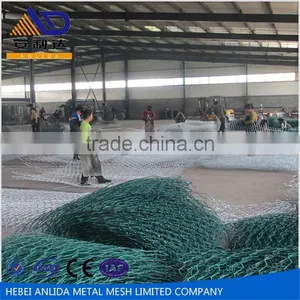 Nature Flood Control Barrier High Grade Steel Anping Hexagonal Mesh Gabion Box thumbnail-2