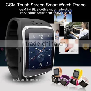 2015 Hot Selling 1.54inch GSM Touch Screen Smart Watch Phone thumbnail-1