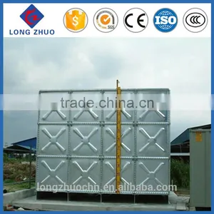 Large Volume Hot Dip Galvanized Steel Water Tank thumbnail-5