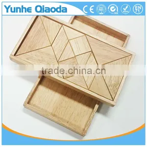 Top Quolity Wooden Tangram Jigsaw Puzzle - Unique Wooden Toys for Kids and Adults Gifts thumbnail-3