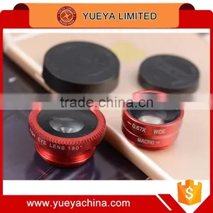 Universal Clip Fish Eye Lens Wide Angle Micro 3 in 1 for Cellphone thumbnail-6