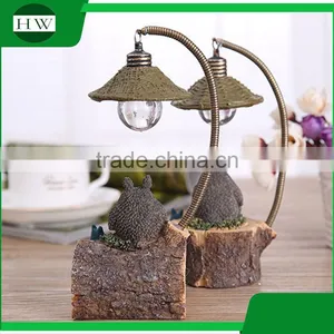 Resin Decorative Mini Cartoon Totoro Battery Led Night Lamp Light thumbnail-4