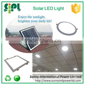 Clean Energy Solar Powered SMD2835 Flat Led Panel Home Light Daytime Running Light thumbnail-3