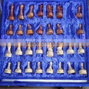Attractive Price New Type ONYX CHESS BOARDS WITH FIGURES thumbnail-1