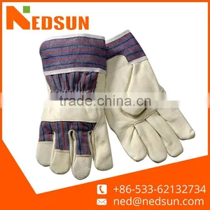 Leather Working Safety Gardening Gloves Women thumbnail-1