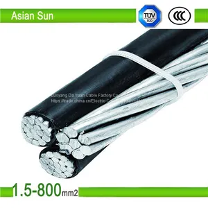 ABC Cable Aluminum Conductor XLPE Insulated ABC Cable, Overhead Aerial Bundle Cable thumbnail-2