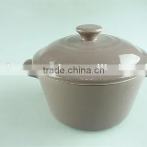 Wholesale Color Glazed Ceramic Soup Tureen With Lid/cover in Stock thumbnail-1