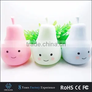 2017 Best Gift Cute Small Pear Night Lamps for Kids Room thumbnail-6
