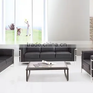 EOE Office Hotel Sofa Living Room Leather Sofa thumbnail-2
