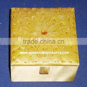 Beaded Zari Fancy Gift Box thumbnail-1