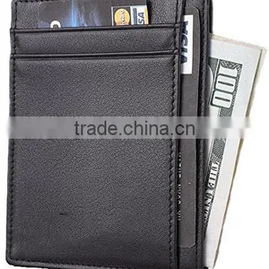 Personlized Place Sim Card Holder Wallet Genuine Leather Credit Card Holder thumbnail-1