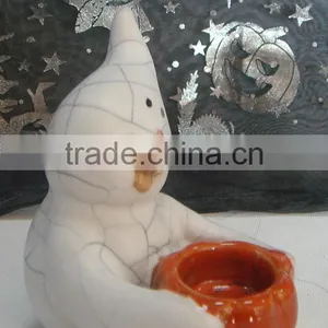 Ceramic Witch Candle Holder thumbnail-1